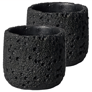 水泥仿火山石杯, 2個