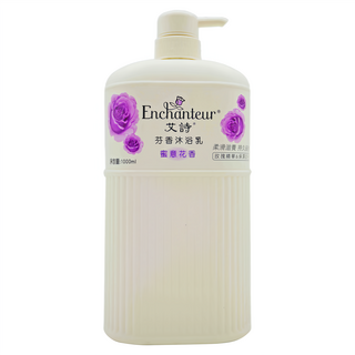 Enchanteur 艾詩 芬香沐浴乳 蜜意花香 柔滑滋養 持久留香 玫瑰精華&保濕因子, 1L, 1瓶