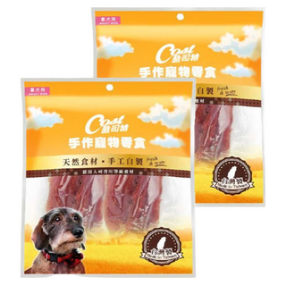 Cost 酷司特 手工寵物零食 160g (80g*2) 台灣製, 雞腿肉片, 2包