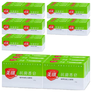 美琪抗菌香皂 植萃防護 白麝香, 100g, 6個
