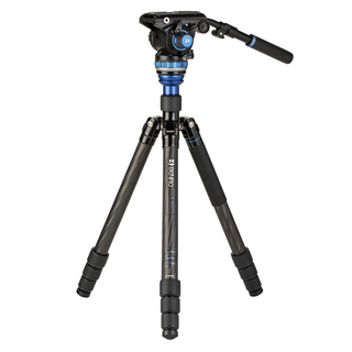 BENRO 百諾 Aero7 油壓雲台攝影腳架套組 4節 184cm 承重 6 kg, A3883TS6PRO, 1組