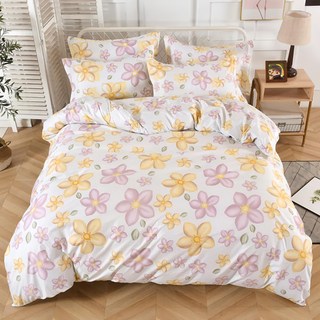 Blue Cat 藍貓 舒柔棉銀離子防螨抗菌印花床包組 台灣製 床包 + 枕套