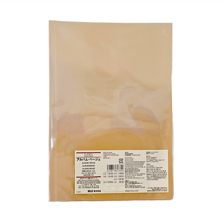 MUJI 無印良品 硬質封面相本 4 x 6吋照片用 2層, 米色, 20張