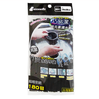 巧易潔 炭元素濾水網 20x30cm 超細密網 180目 台灣製造, 60個, 1包