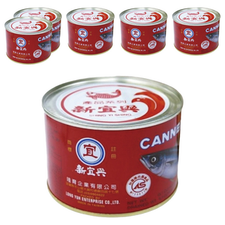 新宜興 蘇澳 蕃茄汁鯖魚，保證不加防腐劑, 445g, 6罐