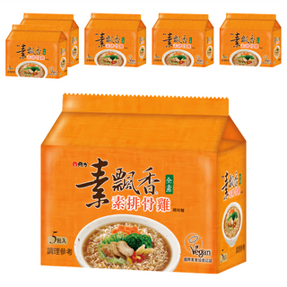維力 素飄香 素排骨雞風味麵 90g, 30包