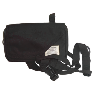 POST GENERAL 吊帶側背隨身小包 聚酯纖維材質, 19 x 2.5 x 11cm, 玄黑色