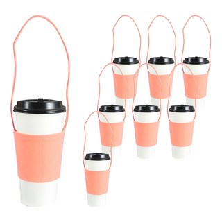 飲料杯套 Set 8個 29.5cm x 9.5cm 櫻花粉, 1組