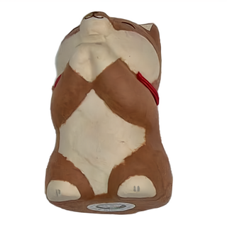 RYUKODO 龍虎堂 日本手工製和紙開運擺飾 - 祈禱柴犬 (茶), 5 x 7.5cm, 祈禱柴犬 茶色