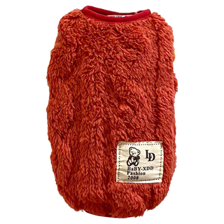 SassyDog 寵物保暖衣, 紅色, 1件