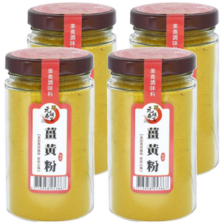 元泰碩宴 薑黃粉, 90g, 4罐