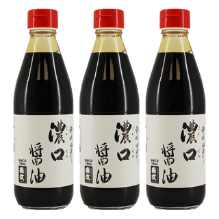 MORIBUN 森文釀造 濃口醬油, 360ml, 3瓶