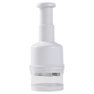 EDISH 旋轉按壓切菜器 Set 2個, 多功能按壓, PP材質, 雙Z不鏽鋼刀頭, 1組, 8 x 21.5cm