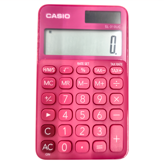 CASIO 卡西歐 計算機, SL-310UC-RD, 1個