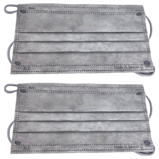 SH 上好生醫 醫療防護口罩 成人平面, 簡約灰藍, 50片, 2盒