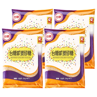台糖 貳號砂糖, 2kg, 4包