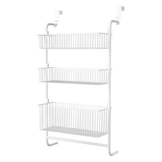 comet 多功能門掛式三層收納架 S, 白色, 1個