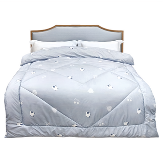 INDIAN 印地安 石墨烯天然100%純羊毛被, 灰色