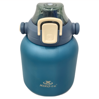 XIXO 竹秀 彈蓋手提304不鏽鋼真空保溫瓶, 800ml, 四色隨機, 1個