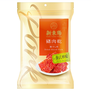 新東陽 豬肉乾 泰式檸檬口味, 210g, 1包