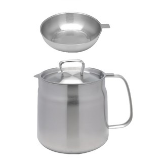 鼎匠 濾油壺油炸鍋 附濾網 + 蓋子, 1個, 1.5L