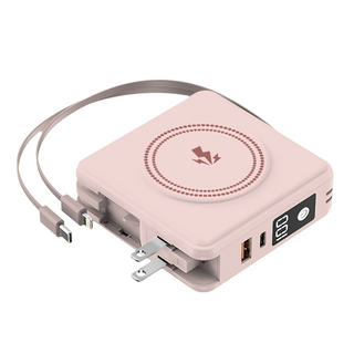 HONG JIN 宏晉 全能旅充行動電源 Type-C, HJ-V2, 草莓粉