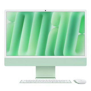 Apple iMac 24吋 M4 8核心GPU 原廠保固, 綠色, MWUE3TA/A, 256GB, 16GB, MAC OS