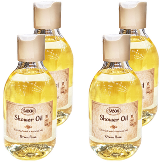 SABON 綠玫瑰沐浴油, 300ml, 4瓶