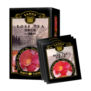 FANGS 方氏 玫瑰花茶 錫蘭紅茶, 2g, 20包, 1盒
