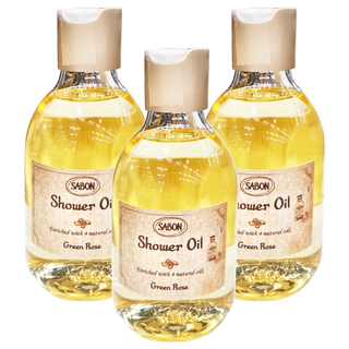 SABON 綠玫瑰沐浴油, 300ml, 3瓶