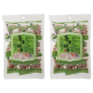 彤旺食品 薄荷梅果 195g/1袋, 2袋