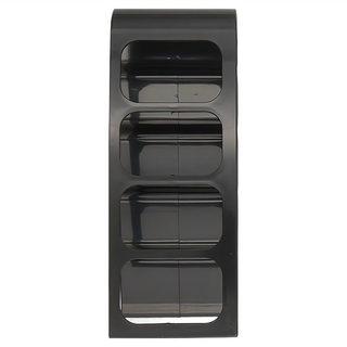 ROYALLIN 蘿林嚴選 四格遙控器收納架 塑料材質 尺寸20*10*10 cm, 黑色, 1個