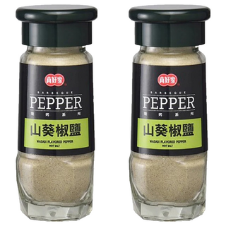 真好家 山葵椒鹽，45公克，台灣製造, 2瓶