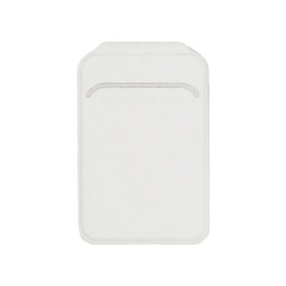 NAUGHTY GHOST 頑皮鬼 City 磁吸卡包手機支架 - VegaSkin 純素皮革, 適用於6.1吋以上手機, 可容納三張卡, 灰霧白, 1個