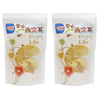 譽方媽媽 雪白燕窩耳, 25g, 2包