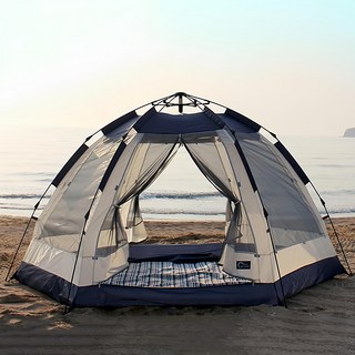 ALTTEURI 一觸式六角形遮陽帳篷, 6-7人用