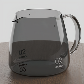 HARIO 好璃奧 V60 BARISTA 02咖啡壺 VBS-60-GR-TW, 600ml, 1個, 單件