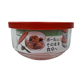 TOYO-SASAKI GLASS 東洋佐佐木 玻璃儲藏容器，耐熱玻璃，日本製造，約10.1 x 6.1cm, 360ml, 1個