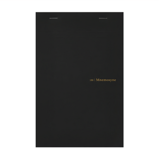 maruman Mnemosyne 5mm方格隨記冊 A5 日本製造 80g/m²書寫紙 70頁, 黑色, 1本