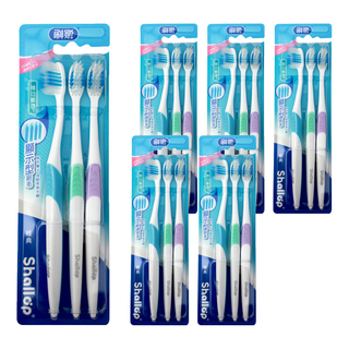 Shallop 刷樂 經典牙刷 S618/S012-3, 3支, 6組