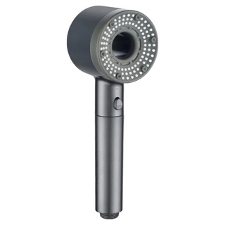 A&R 五段式增壓蓮蓬頭3件組 鐵灰色, 1組