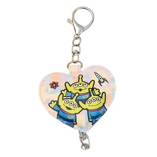 TOY STORY 玩具總動員 皮質伸縮證件扣, 心派對三眼怪, 5 x 7cm