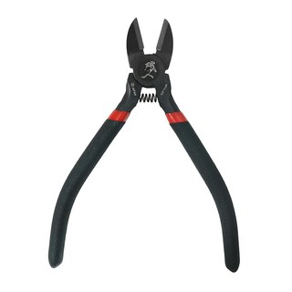 鎢鋼斜口鉗 5吋, 黑色, 1支