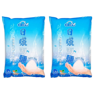統一生機 日曬海鹽, 2kg, 2袋