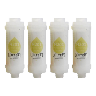 蓮蓬頭過濾 香氛淨水器 適用於家用蓮蓬頭、水龍頭、旅遊飯店, 牛奶, 4個