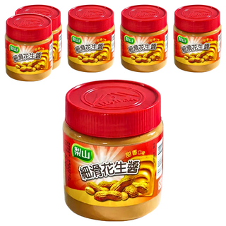 梨山牌 細滑花生醬 甜香口味 全素 台灣製造, 340g, 6罐