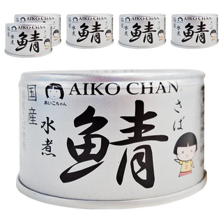 AIKO CHAN 伊藤食品 水煮鯖魚罐, 150g, 6罐