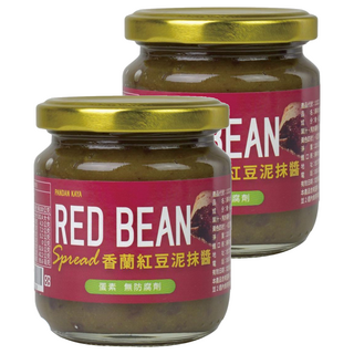 CHEF'S CHOICE 美味大師 香蘭紅豆泥抹醬, 蛋素 無防腐劑, 220g, 2罐