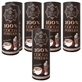 SCHOKOLAKE 巧克力雲莊 香濃滑順 烘焙糕點 無糖可可粉, 125g, 1罐, 6罐