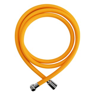 bathtem PVC 淋浴水管 5層設計不沾水垢, 2m, 橘色